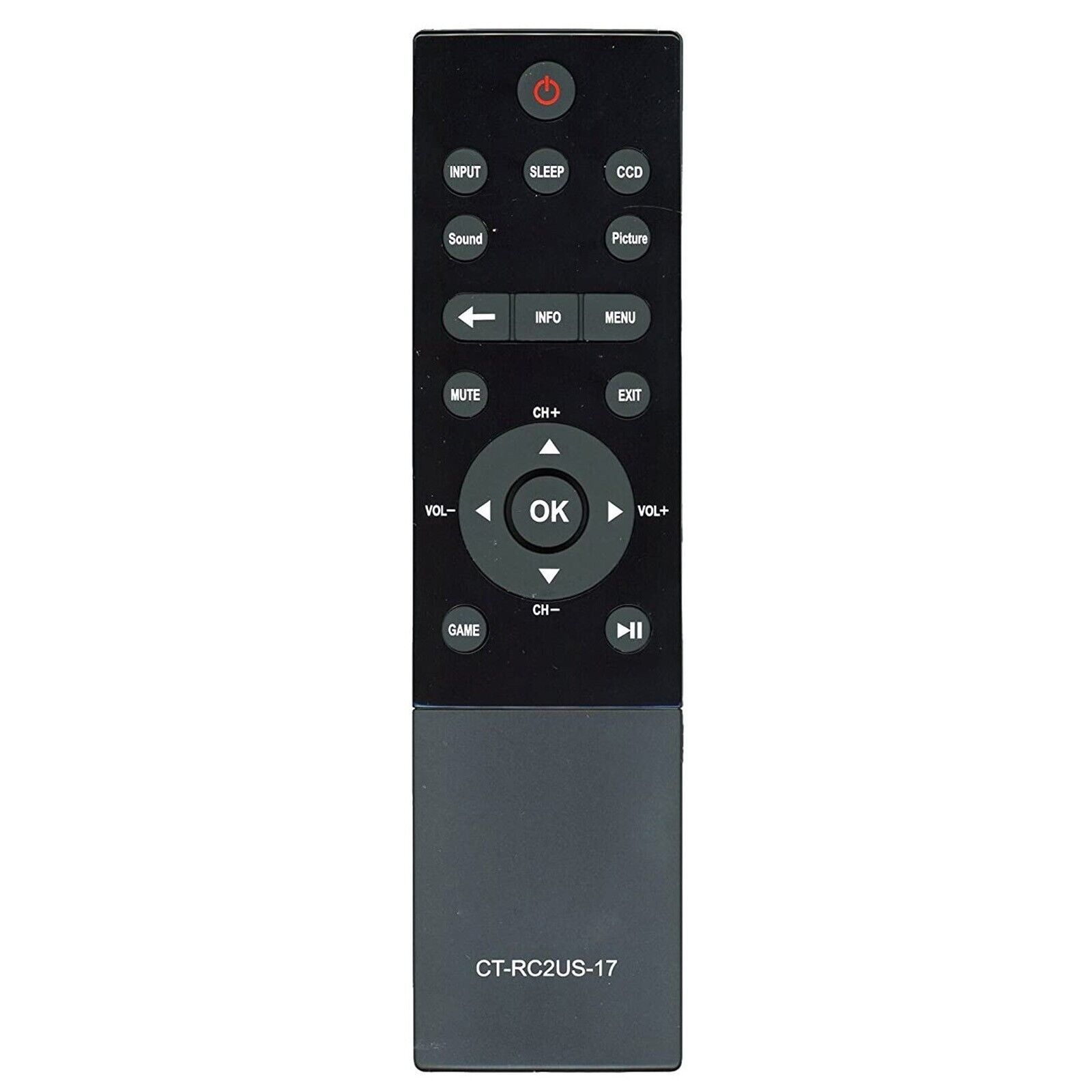 Primary image for New CT-RC2US-17 Remote Control for TOSHIBA Smart LED HDTV TV 55L621U 43L621U