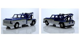 1:64 1972 Chevy C-30 Goodyear Tire Wrecker Tow Truck Dually Diecast Model Blue - £24.28 GBP