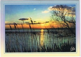 France Postcard Aubanel Sunset On Lake Friendship - £2.32 GBP