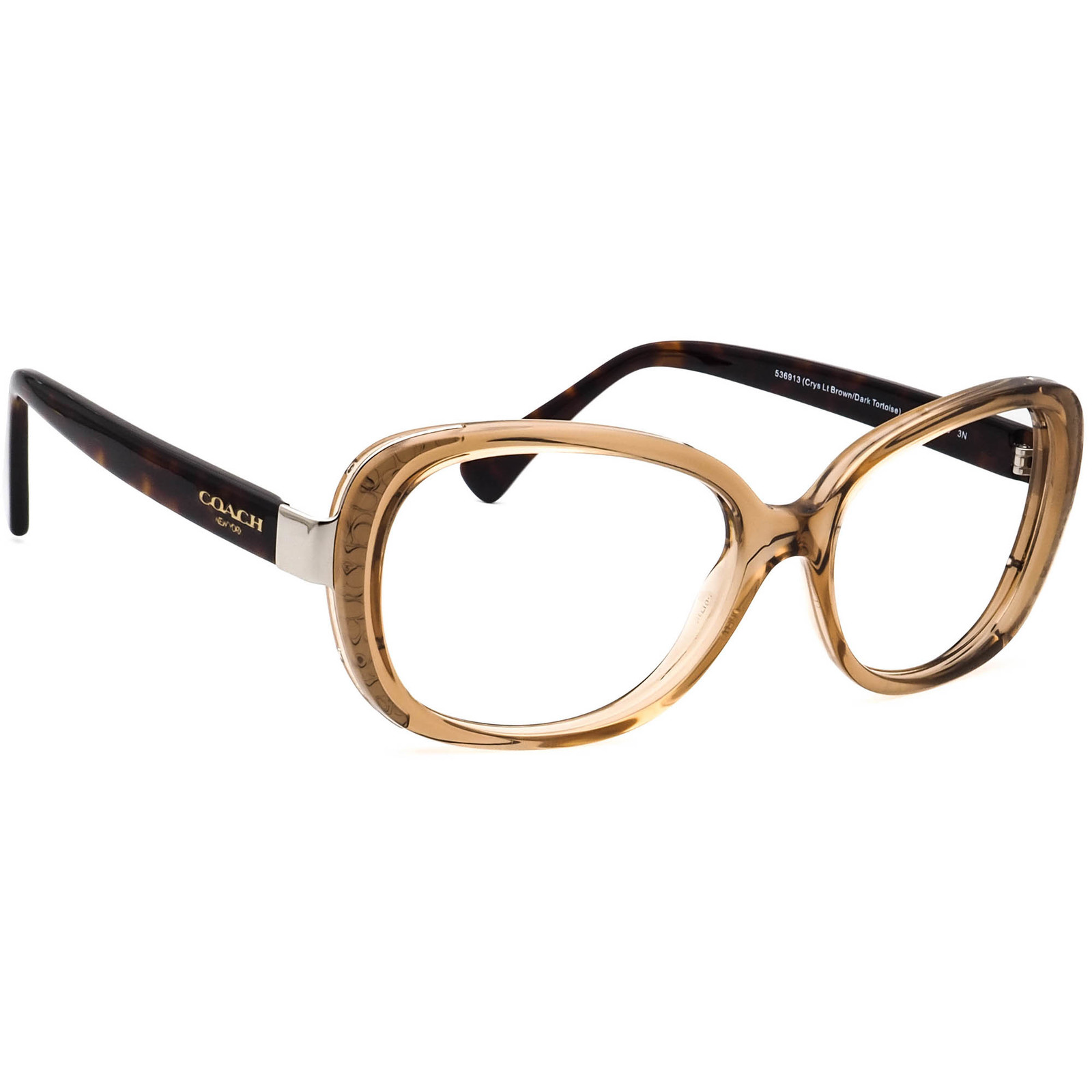 Coach Sunglasses Frame Only HC8172 (L153) Crystal Light Brown/Dark Torto... - $79.99