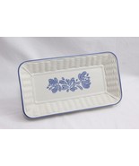 Pfaltzgraff Yorktowne Blue Basket Weave Bread Tray 12-1/2&quot; - $10.77