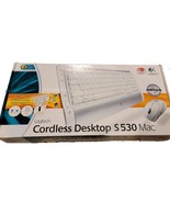 Logitech Cordless Desktop S530 Laser for Mac Keyboard Mouse Receiver Is ... - $97.49 CAD