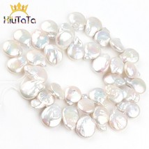 13*18mm Water Drop Natural Freshwater Baroque Beads White Pearls Loose B... - $35.55