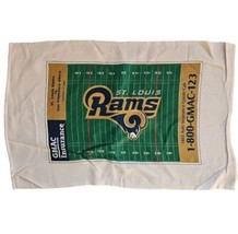 Y2K St Louis Rams Rally Towel 2000 NFL Kickoff Game vs SF 49ers Cotton Gridiron - $8.62