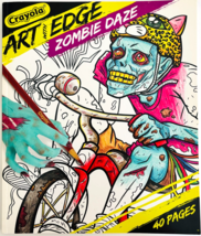 2016 Crayola Art With Edge Zombie Daze Coloring Book NEW Unused Horror E82 - $24.99