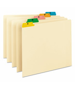 Smead Recycled Top Tab File Guides Alpha 1/5 Tab Manila Letter 25/Set 50180 - £24.80 GBP