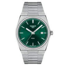 Tissot Prx 40 Mm Stainless Steel Green Dial Quartz Watch - T137.410.11.091.00 - £243.96 GBP