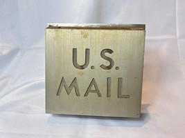 Mail Slot US Mail Post Office Postal Service Metal Chute Box - £78.91 GBP