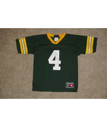 Vintage Brett Favre # 4 Green Bay Packers Jersey Youth M Favre Logo Athl... - £28.74 GBP