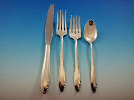 Lasting Spring by Oneida Sterling Silver Flatware Set Service 24 pieces - £897.13 GBP
