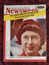NEWSWEEK March 7 1960 Princess Margaret Young Wives With Brains Phi Beta... - $7.43