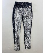 ACX Active Women&#39;s Leggings Size Small Black White Patterned Workout Pan... - $7.92
