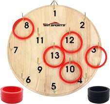 Ring Toss Game Indoor Outdoor for Kids Adults Family Fun Tailgate or Hangs on Wa - £50.23 GBP