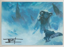 Tyler Jacobson Signed Rpg Tsr Ad&amp;D D&amp;D Fantasy Art Post Card Icewind Dale Cover - £15.62 GBP