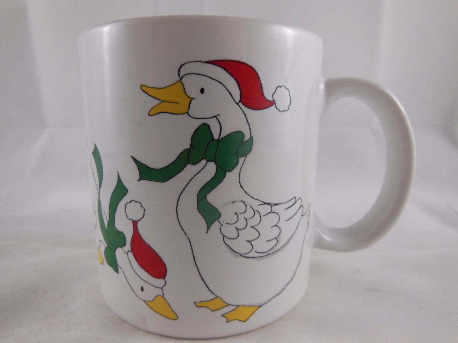 Vintage Christmas Goose Mug Cup Japan Duck - $8.90