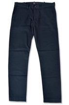 J Crew Mens Navy Blue The Driggs Slim Fit Twill Cotton Pants 33W x 32L 5... - $44.50