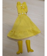 Vintage Barbie MELLOW YELLOW Top And Skirt Complete with Boots Barbie Movie - €29,66 EUR