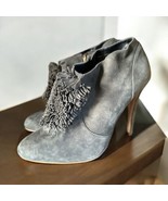 Colin Stuart  Boots Women’s Sz 9 Mossy Green Suede Ankle Booties Heels L... - $64.03 CAD