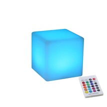 4-Inch Cordless Led Cube Night Light, 16 Colors &amp; Remote Control, Batter... - £32.12 GBP