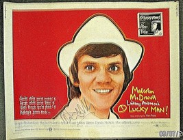 Malcolm Mc Dowell:Lindsay Anderson :Dir: (O Lucky Man) 1973 Autograph Poster - $593.99