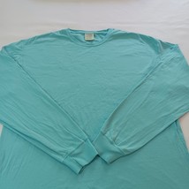 Comfort Wash Men's Mint Turquoise Ring Spun Cotton T-Shirt Short Sleeve Size XL image 5