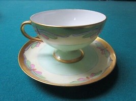 Jaeger and Company J&amp;C Bavaria  Porcelain butterflies  CUP AND SAUCER [89B] - £35.61 GBP