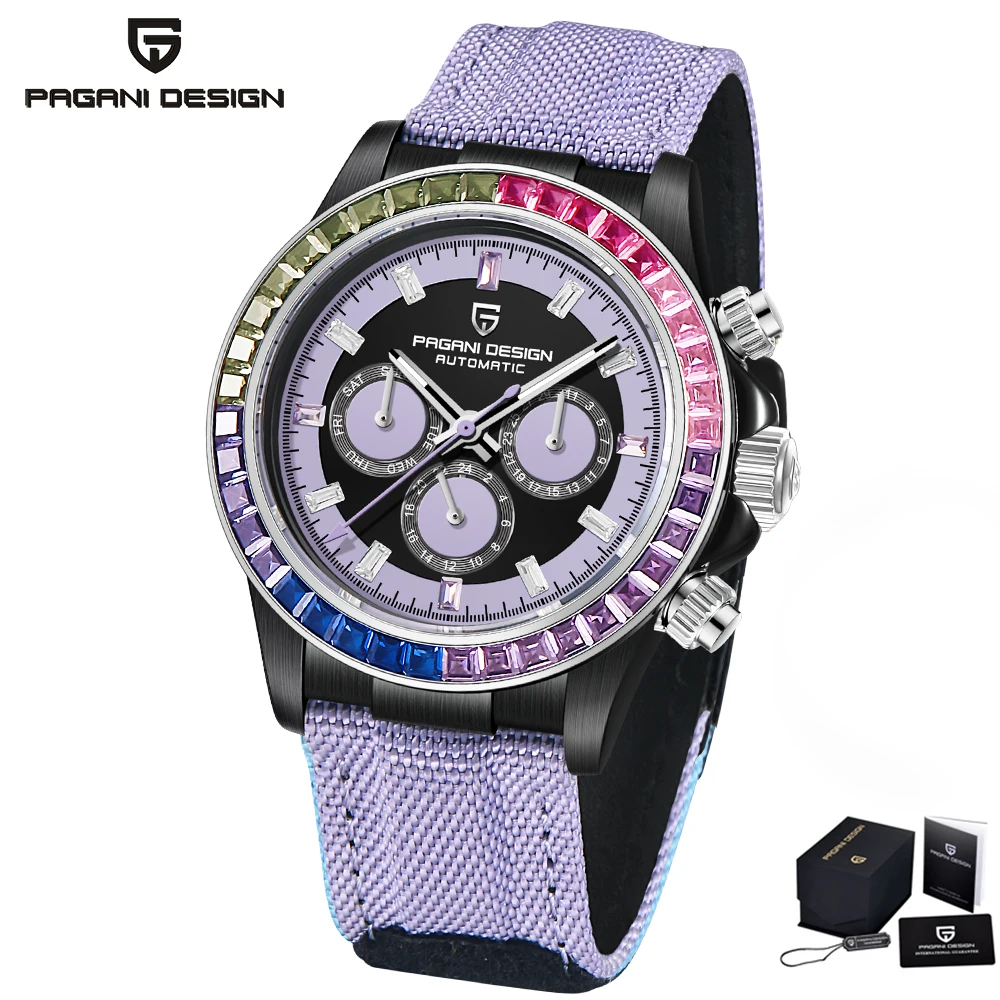 2023 Pagani Design New Men&#39;s Watch Tiffany Casual Fashion Sapphire Gl Waterproo - £165.48 GBP