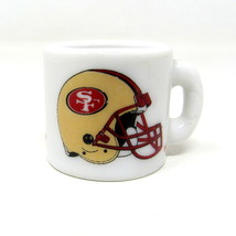 San Fransisco 49ers Miniature Cup NFL Football 1&quot; Ceramic Mug Ornament D... - £7.87 GBP