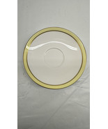 Spode Bone China England Replacement Yellow Good Trim Teacup Saucer 5 3/4” - $27.71 CAD