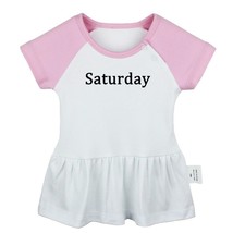 Saturday Street Printed Newborn Baby Dress Toddler Infant 100% Cotton Clothes - £10.42 GBP