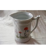 Vintage Philip Lourioux Creation Milk Pitcher Flower Decorations 38oz Fr... - $42.76