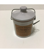 Wisconsin homestead cheese food gray stoneware crock country home decor  - €17,15 EUR