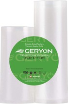 Geryon Vacuum Sealer Bags Rolls, 8X50Ft.And 11X50Ft.For Food Storage, Double - £26.11 GBP