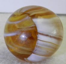 #18137m Vintage Christensen Agate Company Slag Marble - $41.57