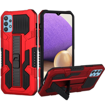 Rocker Kickstand Tough Shockproof Hybrid Case Cover Red For Samsung A32 5G - £6.03 GBP