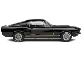 1967 Shelby GT500 Black w Gold Stripes 1/18 Diecast Car Solido - £59.61 GBP
