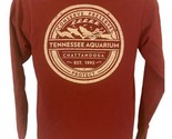 Tennesee Aquarium Size Small Maroon Long Sleeved Crew Neck T-shirt - £8.96 GBP