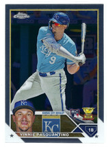 2023 Topps Chrome #119 Vinnie Pasquantino Kansas City Royals Rookie Card - £1.45 GBP