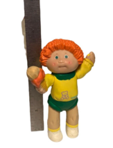 Vtg &#39;84 Cabbage Patch Kid Articulated PVC Mini Ice Cream Cone Molded Orange Hair - £7.64 GBP