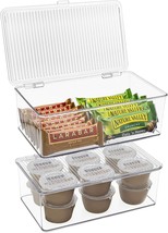 Sorbus Food Storage Containers with Lids, Kitchen Pantry &amp; Fridge Organi... - £39.38 GBP