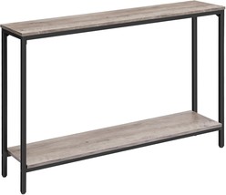 Hoobro Console Table, 47&quot; X 2&quot; Entryway Table, Industrial Narrow Sofa Table With - $64.95