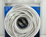 Commercial Electric 100 ft. CAT6 Patch Cord Ethernet Cable in White 1003... - £22.85 GBP