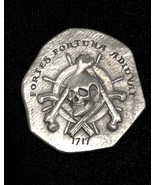 Treasure Cob Style Pirate Challenge Coin With Freemason Masonic Symbols ... - $460.41 MXN