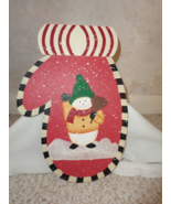 Christmas/Holiday over shelf Snowman Planter Decoration (#2662) - €28,20 EUR