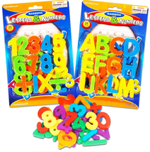 2 Pack Magnetic Learning Letters And Numbers Total 52 Piece Set NEW - $15.14