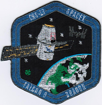 Expedition 54 Dragon SPX-13 Spacex International Space Badge Embroidered Patch - $19.99+