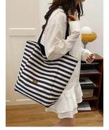 Striped Canvas Tote Bag - €21,70 EUR