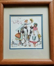 Set of Three (3) ~ Norman Rockwell ~ 8&quot; x 9&quot; Matted Framed Prints ~ Wood... - $40.00