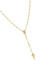 Sterling Unisex Gold Plated Sterling Silver Rosary Charm - $139.18