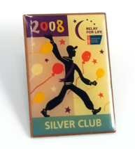 2008 Relay For Life Silver Club American Cancer Society Lapel Pin Balloons... - £5.63 GBP